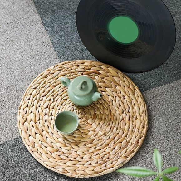 Round Woven Handmade Table Mat - Picture 1 of 11